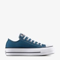 کتونی کانورس آل استار Chuck Taylor All Star Lift لژدار آبی زنانه اورجینال