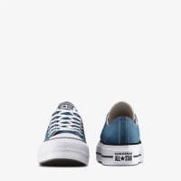 کتونی کانورس آل استار Chuck Taylor All Star Lift لژدار آبی زنانه اورجینال