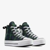 کتونی کانورس آل استار Chuck Taylor All Star Lift لژدار سرمه‌ای زنانه اورجینال