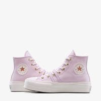 کتونی کانورس آل استار Chuck Taylor All Star Lift لژدار صورتی زنانه اورجینال