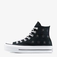 کتونی کانورس آل استار Chuck Taylor All Star Lift لژدار مشکی زنانه اورجینال