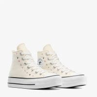 کتونی کانورس آل استار Chuck Taylor All Star Lift لژدار کرم آسمانی زنانه اورجینال