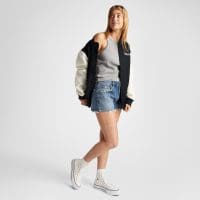 کتونی کانورس آل استار Chuck Taylor All Star Lift لژدار کرم آسمانی زنانه اورجینال