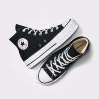 کتونی کانورس آل استار Chuck Taylor All Star Lift مشکی لژدار مردانه و زنانه اورجینال