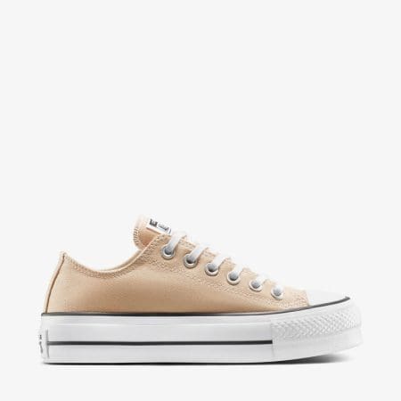 کتونی کانورس آل استار Chuck Taylor All Star Lift نارنجی لژدار زنانه اورجینال