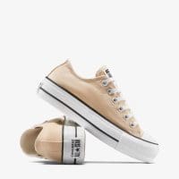 کتونی کانورس آل استار Chuck Taylor All Star Lift نارنجی لژدار زنانه اورجینال