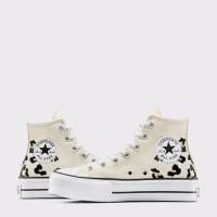 کتونی کانورس آل استار Chuck Taylor All Star Lift کرم زنانه اورجینال