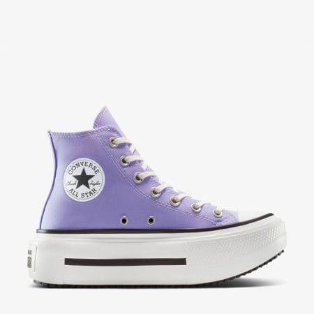 کتونی کانورس آل استار Chuck Taylor All Star Lift Double Stack بنفش مردانه و زنانه اورجینال