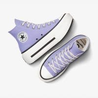 کتونی کانورس آل استار Chuck Taylor All Star Lift Double Stack بنفش مردانه و زنانه اورجینال