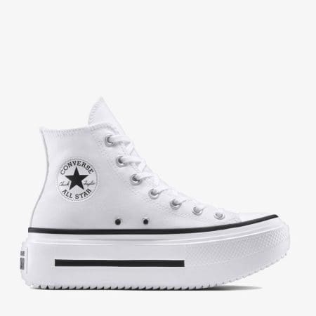 کتونی کانورس آل استار Chuck Taylor All Star Lift Double Stack سفید مردانه و زنانه اورجینال