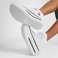 کتونی کانورس آل استار Chuck Taylor All Star Lift Double Stack سفید مردانه و زنانه اورجینال