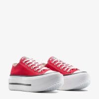 کتونی کانورس آل استار Chuck Taylor All Star Lift Double Stack لژدار قرمز مردانه و زنانه اورجینال