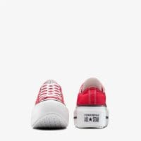 کتونی کانورس آل استار Chuck Taylor All Star Lift Double Stack لژدار قرمز مردانه و زنانه اورجینال