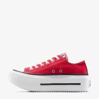 کتونی کانورس آل استار Chuck Taylor All Star Lift Double Stack لژدار قرمز مردانه و زنانه اورجینال