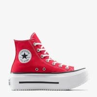 کتونی کانورس آل استار Chuck Taylor All Star Lift Double Stack لژدار قرمز مردانه و زنانه اورجینال