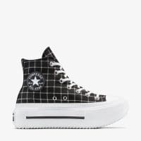 کتونی کانورس آل استار Chuck Taylor All Star Lift Double Stack مشکی زنانه اورجینال