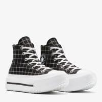 کتونی کانورس آل استار Chuck Taylor All Star Lift Double Stack مشکی زنانه اورجینال