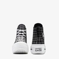 کتونی کانورس آل استار Chuck Taylor All Star Lift Double Stack مشکی زنانه اورجینال