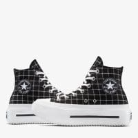 کتونی کانورس آل استار Chuck Taylor All Star Lift Double Stack مشکی زنانه اورجینال