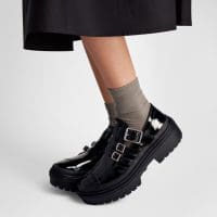 کتونی کانورس آل استار Chuck Taylor All Star Lugged Heel Marry مشکی زنانه اورجینال