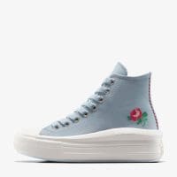 کتونی کانورس آل استار Chuck Taylor All Star Motion Rose آبی لژدار زنانه اورجینال