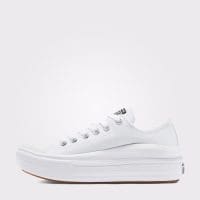 کتونی کانورس آل استار Chuck Taylor All Star Move سفید لژدار مردانه و زنانه اورجینال