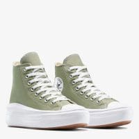 کتونی کانورس آل استار Chuck Taylor All Star Move لژدار خاکی زنانه اورجینال