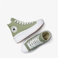 کتونی کانورس آل استار Chuck Taylor All Star Move لژدار خاکی زنانه اورجینال
