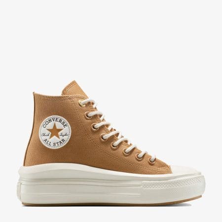 کتونی کانورس آل استار Chuck Taylor All Star Move لژدار قهوه‌ای زنانه اورجینال
