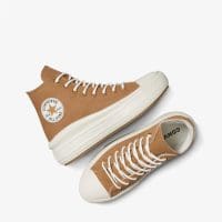 کتونی کانورس آل استار Chuck Taylor All Star Move لژدار قهوه‌ای زنانه اورجینال