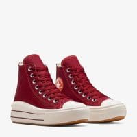 کتونی کانورس آل استار Chuck Taylor All Star Move Platform زرشکی زنانه لژدار اورجینال