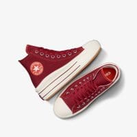 کتونی کانورس آل استار Chuck Taylor All Star Move Platform زرشکی زنانه لژدار اورجینال