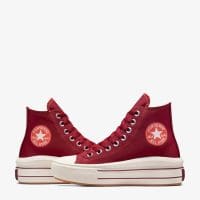 کتونی کانورس آل استار Chuck Taylor All Star Move Platform زرشکی زنانه لژدار اورجینال