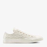 کتونی کانورس آل استار Chuck Taylor All Star Textured Material کرم مردانه و زنانه اورجینال