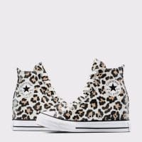 کتونی کانورس آل استار Chuck Taylor All Star Wedge لژدار Leopard کرم زنانه اورجینال