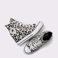 کتونی کانورس آل استار Chuck Taylor All Star Wedge لژدار Leopard کرم زنانه اورجینال
