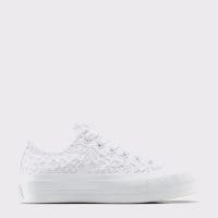 کتونی کانورس آل استار Chuck Taylor All Star Woven سفید زنانه اورجینال