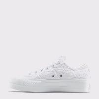 کتونی کانورس آل استار Chuck Taylor All Star Woven سفید زنانه اورجینال