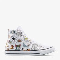 کتونی کانورس آل استار Chuck Taylor All Star x Tom & Jerry سفید مردانه و زنانه اورجینال