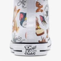 کتونی کانورس آل استار Chuck Taylor All Star x Tom & Jerry سفید مردانه و زنانه اورجینال