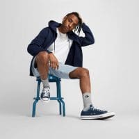 کتونی کانورس آل استار Chuck Taylor Classic آبی مردانه و زنانه اورجینال