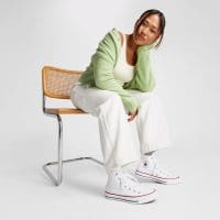 کتونی کانورس آل استار Chuck Taylor Classic سفید مردانه و زنانه اورجینال