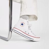 کتونی کانورس آل استار Chuck Taylor Classic سفید مردانه و زنانه اورجینال