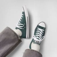 کتونی کانورس آل استار Chuck Taylor سبز مردانه و زنانه اورجینال