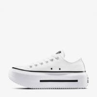 کتونی کانورس آل استار Chuck Taylor Lift Double Stack لژدار سفید مردانه و زنانه اورجینال