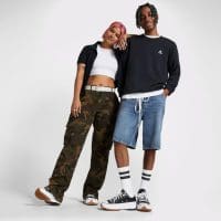 کتونی کانورس آل استار Run Star Hike مشکی مردانه و زنانه اورجینال