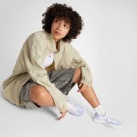 کتونی کانورس آل استار Run Star Trainer سفید چرمی زنانه اورجینال