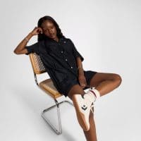 کتونی کانورس آل استار Run Star Trainer کرم جیر مردانه و زنانه اورجینال