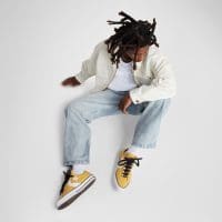 کتونی کانورس آل استار Star Player Puff زرد مردانه و زنانه اورجینال