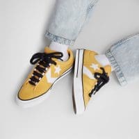 کتونی کانورس آل استار Star Player Puff زرد مردانه و زنانه اورجینال